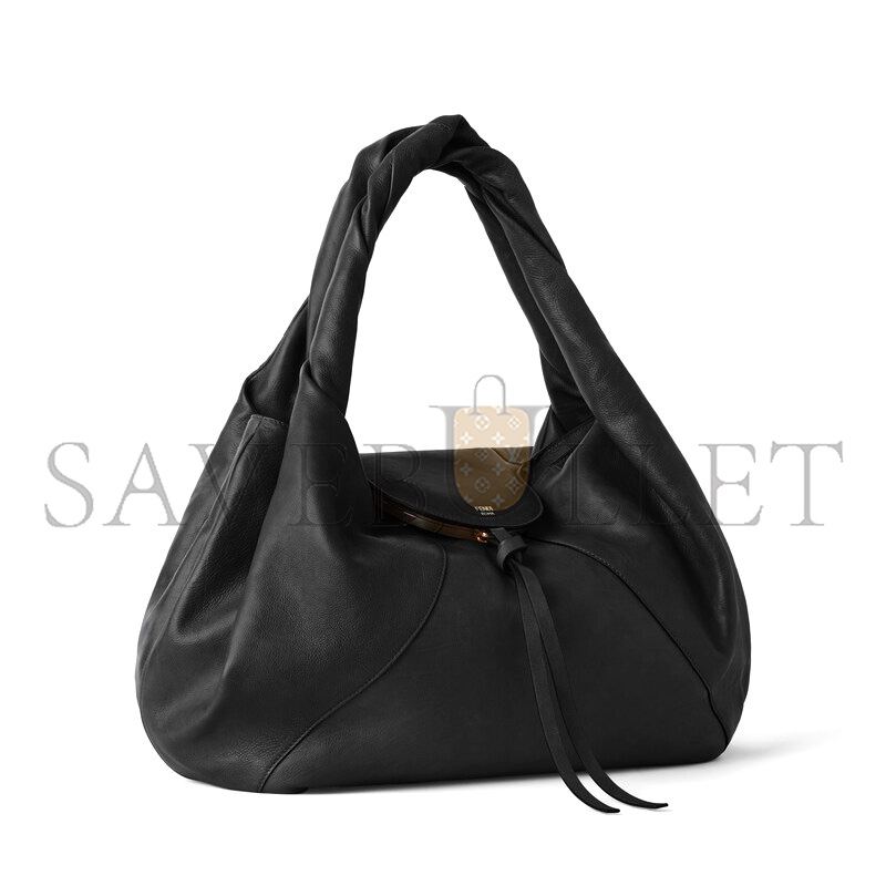 FENDI SPY BLACK LEATHER BAG 8BR839AYCTF0KUR (48*22*20cm) FENDI SPY BLACK LEATHER BAG 8BR839AYCTF0KUR (48*22*20cm)